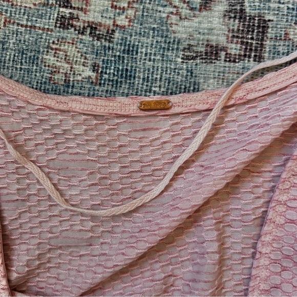 Free people penny top in light pink | size xs - Picture 5 of 6